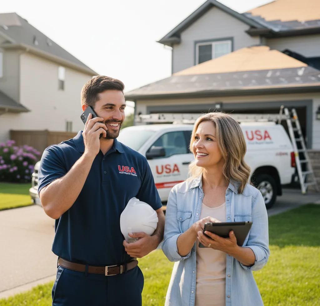 USA Roof Repair Experts customer support in Heath